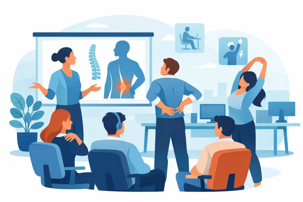 Back Pain Workshops for Desk-Based Teams