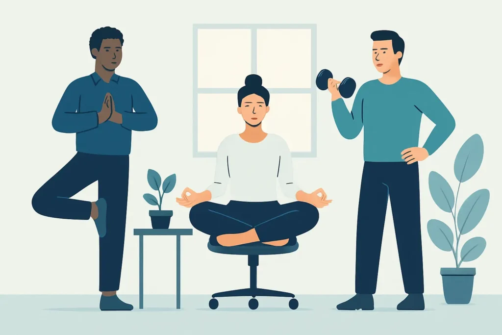 Corporate wellbeing programmes staff actually use