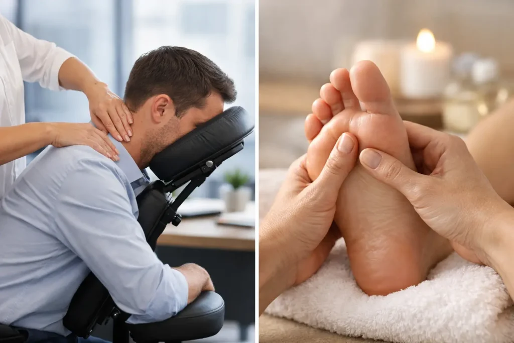 Employee Massage or Reflexology: Which Works?
