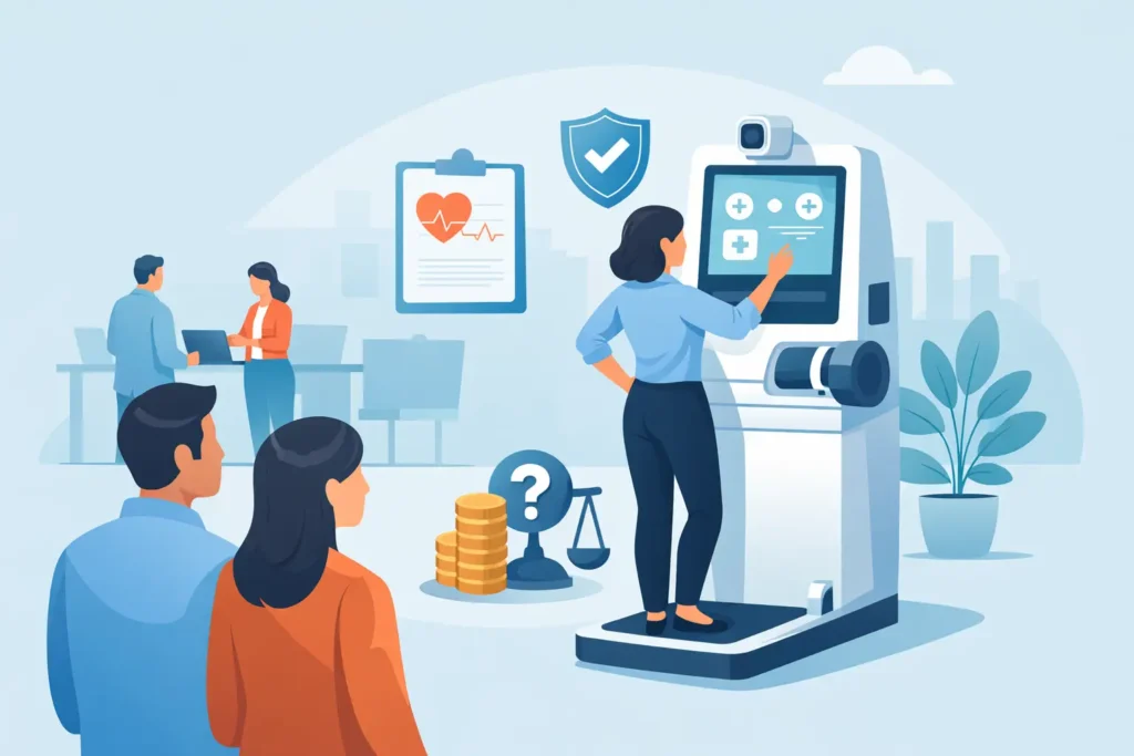 Health screening kiosk rental worth it?