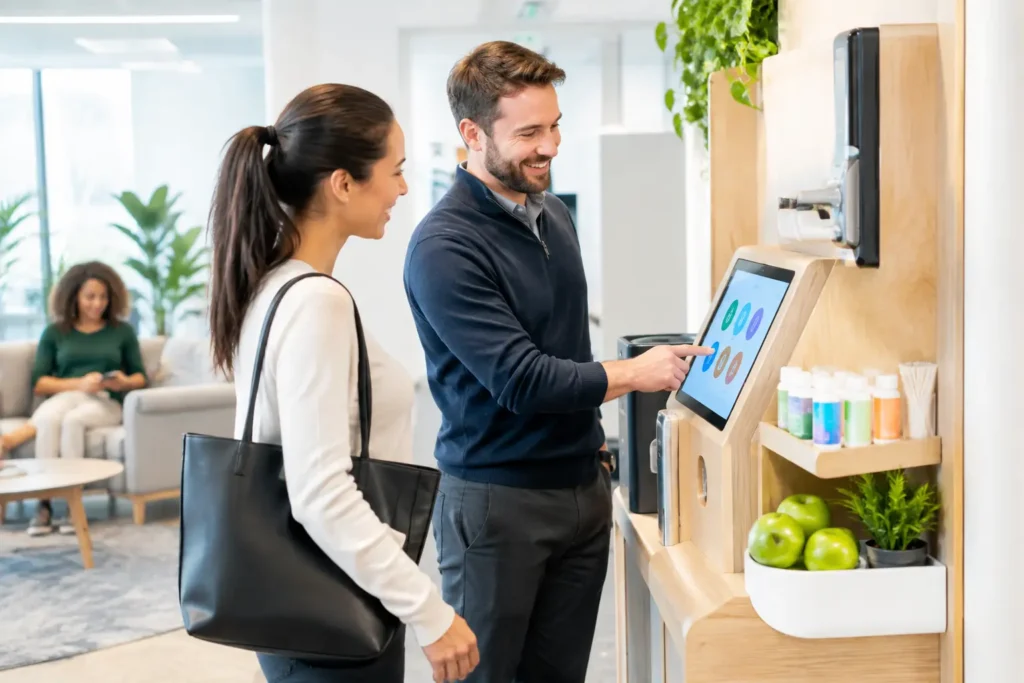 How a Wellbeing Kiosk Supports Workplace Health