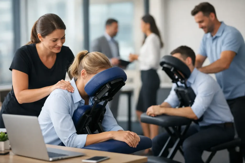 How to Organise Office Massage Sessions Well