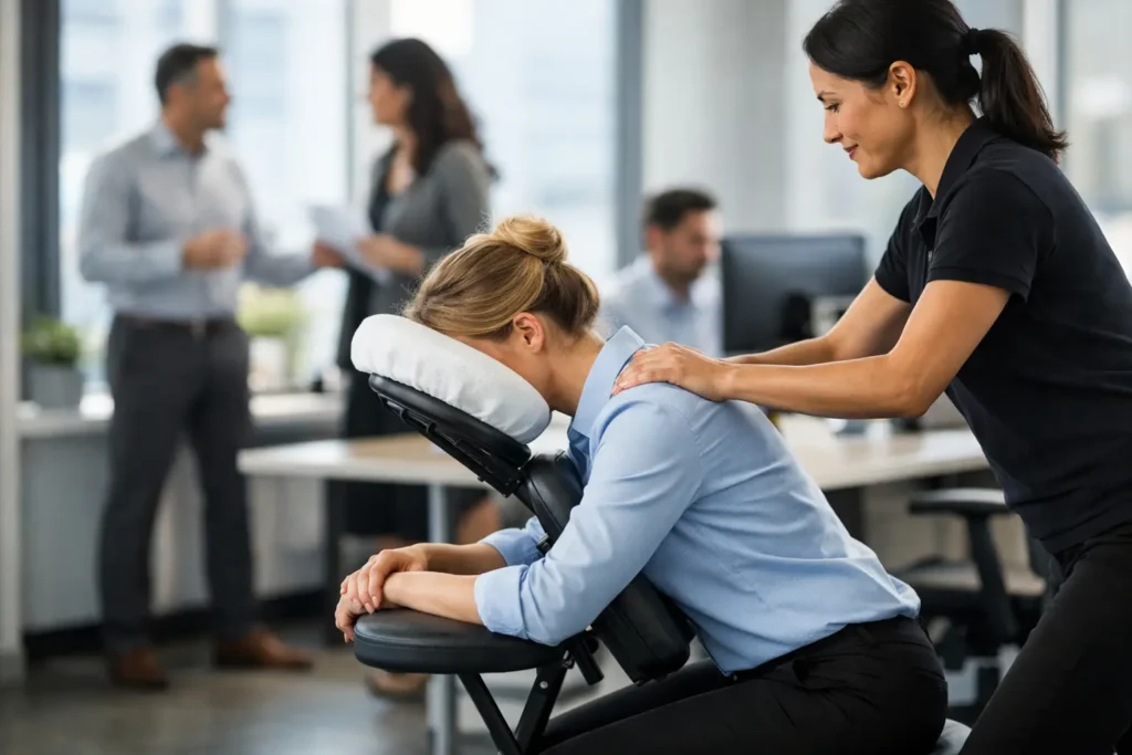 How to Set Up Chair Massage at Work