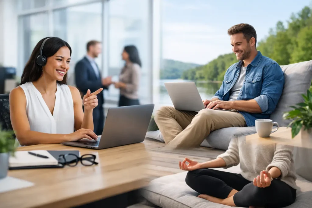 Hybrid Working for Better Workplace Wellbeing