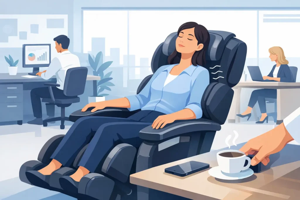 Office Chair Massage at Work