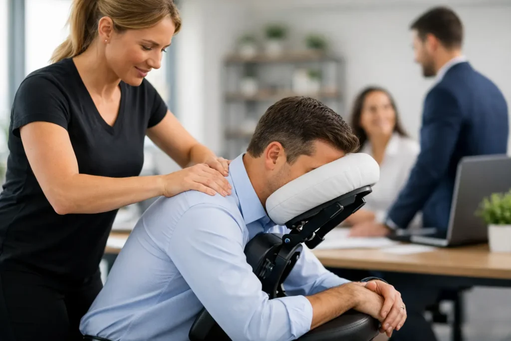 Office Massage at Work: What Employers Gain