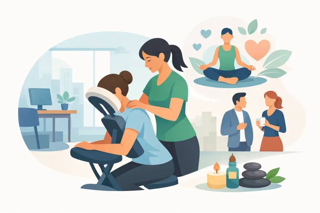 On-Site Massage UK for Staff