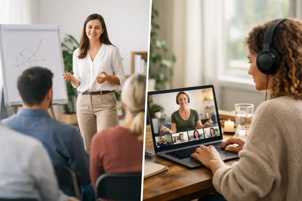 On-Site vs Virtual Wellbeing Workshops